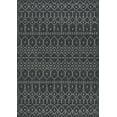 thumbnail image 3 of 8x10 Water Resistant, Large Indoor Outdoor Rugs for Patios, Front Door Entry, Entryway, Deck, Porch, Balcony | Outside Area Rug for Patio | Black, Solid | Size: 7'10'' x 10'3'', 3 of 8