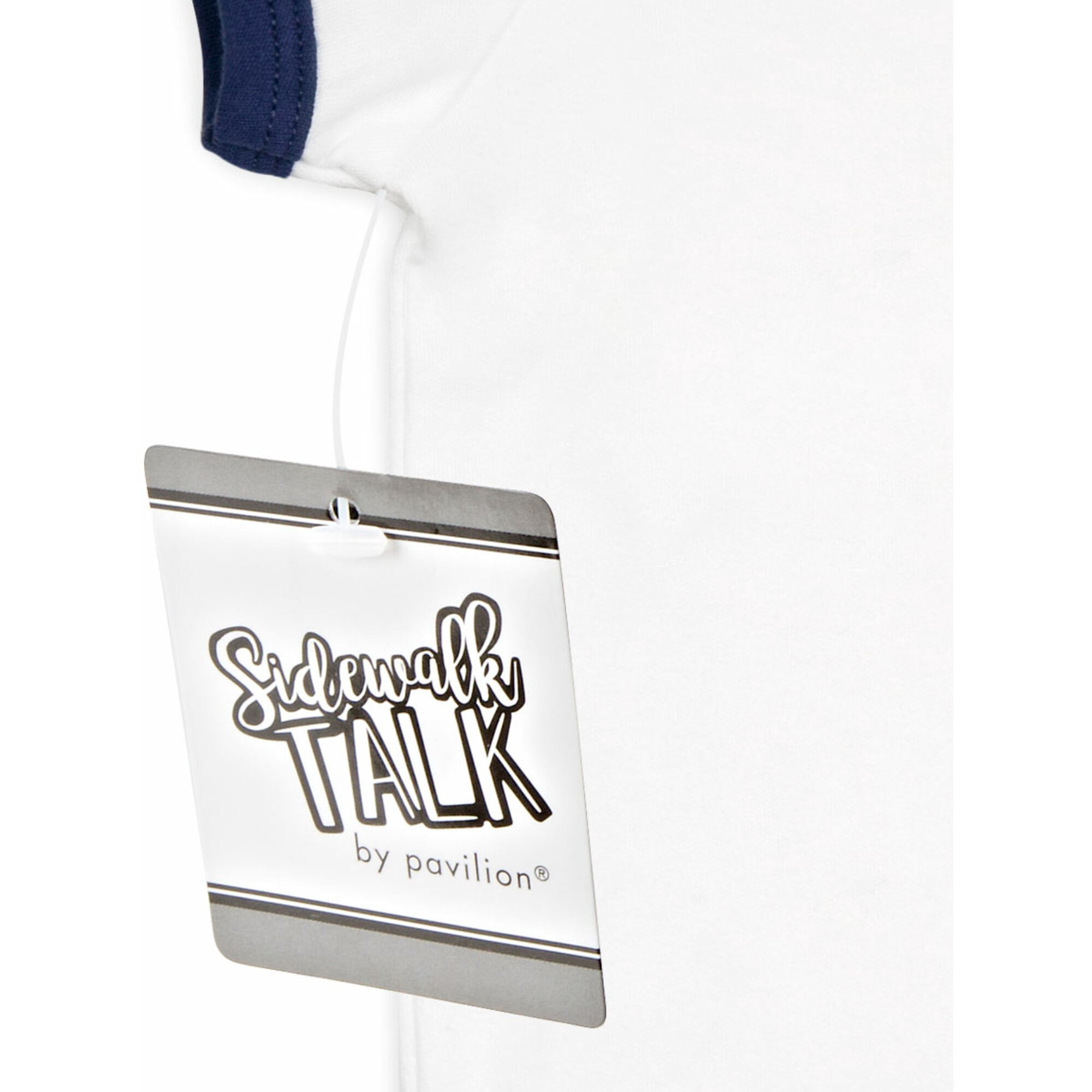 Pavilion Gift Company - Checking Me Out - 6-12 Months
Navy Trimmed Onesie