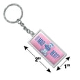 thumbnail image 3 of Rectangle  Sesame Street Ernie U Mad, Bert? Keychain in Chrome Plated Metal, 3 of 3
