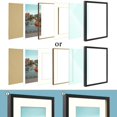 thumbnail image 4 of Golden State Art 12x16 Matted to 8x12 Black Gallery Wall Picture Frames, Pack of 8, 4 of 7
