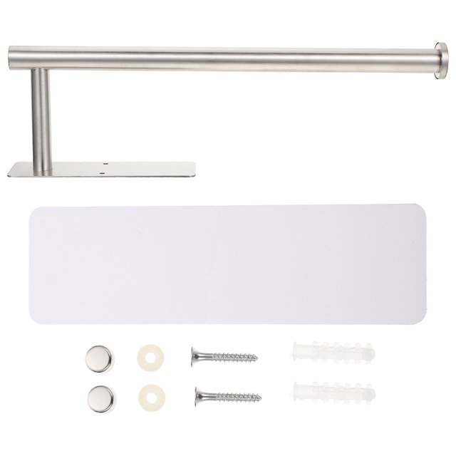 1 juego de estante para papel higiénico de pared, toallero para baño, soporte para artículos diversos para el hogar