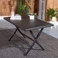thumbnail image 2 of SAFAVIEH Outdoor Collection Akita Folding Table Black, 2 of 13