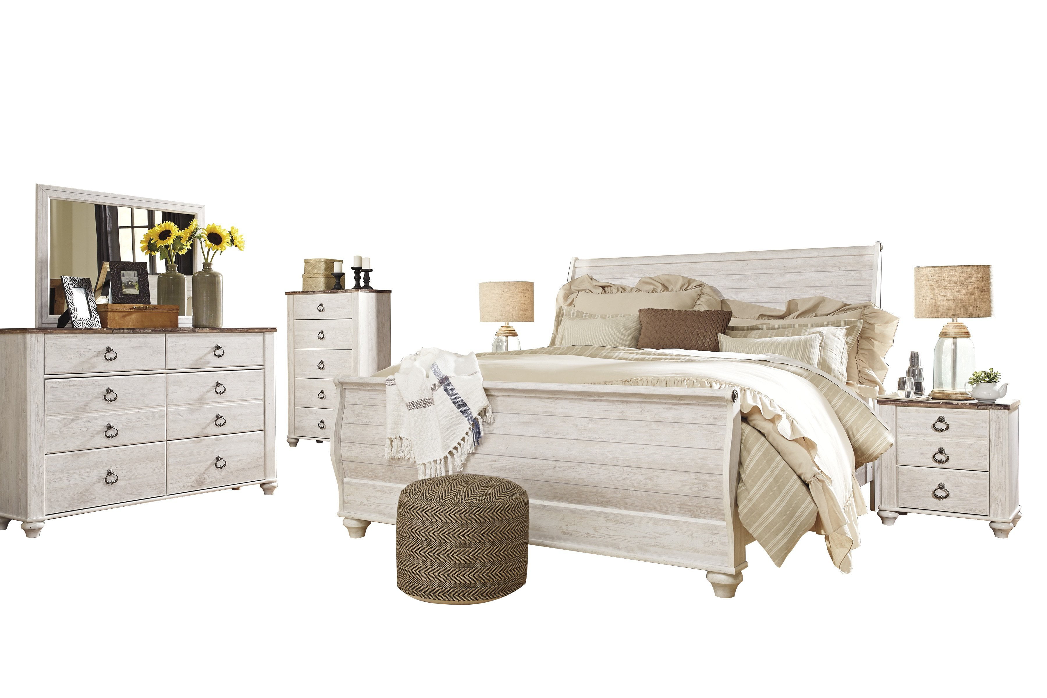 ashley furniture willowton full bedroom set