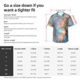 thumbnail image 5 of Yiaed Pastel Abstract Fluid Art Print Hawaiian Shirt for Men Short Sleeve Button Down Shirts Beach Shirts for Men,Small, 5 of 7
