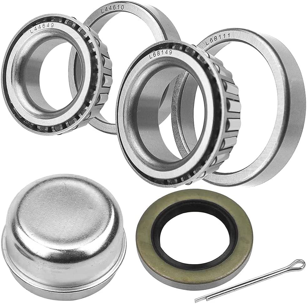Trailer Bearing Kit Dexter A.L.K.O 3500# Axles L44649 L68149 Bearings Retainer Cage 