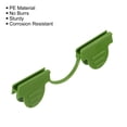 thumbnail image 3 of Uxcell 4mm Dia Plastic Greenhouse Film Fixing Clamps Plant Cover Clips Green 40 Pack, 3 of 5