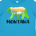 thumbnail image 4 of Inktastic Montana Lake and Trees in Bear Silhouette Boys or Girls Toddler T-Shirt, 4 of 5