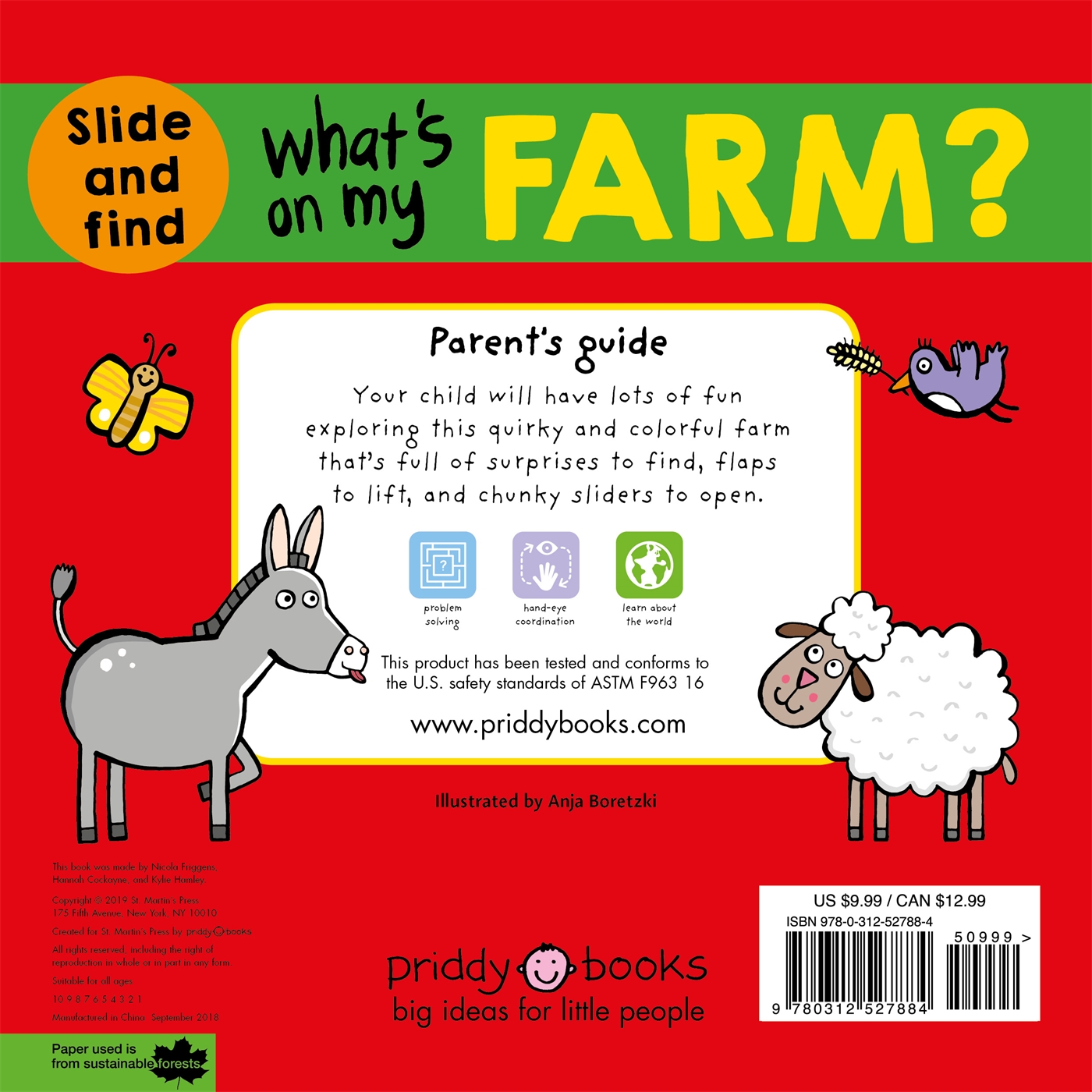 What's In My?: What's on My Farm? : A slide-and-find book with flaps (Board book) - image 2 of 2