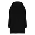 thumbnail image 7 of Women's Hoodies Oversized Sweatshirt Dress Long Sleeve Casual Tunic Pullover with Pockets, 7 of 7