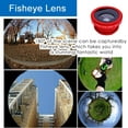 thumbnail image 6 of Ludlz Universal 3 in 1 Cell Phone Camera Lens Kit for Smartphones Including - Fish Eye Lens / 2 in 1 Macro Lens & Wide Angle Lens Universal Clip, 6 of 6