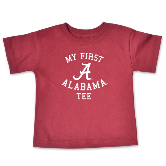 NCAA Alabama Crimson Tide Infant Short Sleeve Tee, 18 Months, Cardinal