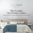 thumbnail image 5 of Modern Threads Reversible Blue Coral & Oatmeal All-Season Down Alternative Adult Bed Comforter, Queen, 5 of 9
