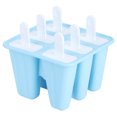 thumbnail image 2 of Moldes para Helado Reutilizables Hechos en Casa, Herramienta para Hacer Helados Reutilizables, Azul, 2 of 7