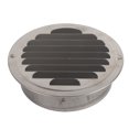 thumbnail image 1 of Grille Persienne 4 Pouces Couverture de Ventilation Hotte Murale - Acier Inoxydable 304 Ronde Ventilation, 1 of 7