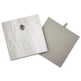thumbnail image 5 of Mainstays Collapsible Fabric Cube Storage Bins, Gray Wood, 4 Pack, 10.5 in x 10.5 in x 10.75 in, 5 of 9