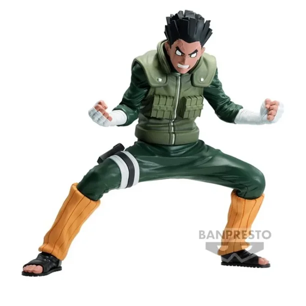 Figura de anime NARUTO original de Bandai Banpresto, Vibration Stars, Gaara Rock Lee, juguetes de acción para niños y niñas, regalo, modelo coleccionable