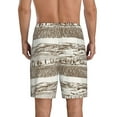 thumbnail image 3 of Kdxio Vineyard Landscape 1 Print Mens Sleep Shorts Bottoms Soft Comfy Pajama Wear Pants with Drawstring Pockets, 3 of 7