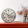 thumbnail image 2 of GZHJMY Village on The Hills Wall Clock, PVC Silent Non Ticking 10 Inch Battery Operated Wall Clocks, Easy to Read Clock for Home Kitchen Living Room Bathroom Office Decor, 2 of 6