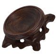 thumbnail image 4 of Soporte de exhibición de bola de cristal con base de madera, esfera, globo terráqueo, bandeja decorativa para piedras, 4 of 7