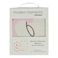 thumbnail image 5 of Modern Moments by Gerber Baby Girl Milestone Blanket & Frame Set, 2-Piece, Pink Roses, 5 of 6