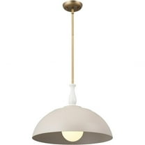 52477GRG Kichler Lighting Fira - 1 Light Pendant In Homestead Style-13.75 Inches Tall and 18 Inches Wide-Greige Finish