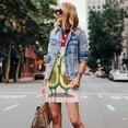 thumbnail image 4 of Picia Avocado Lovers Wearing Umbrella Print Women’s Sleeveless Midi Swing Dress – A-Line Pleated Tank Sundress, Comfortable and Flowy T-Shirt Dress, 4 of 7