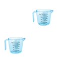 thumbnail image 4 of Monstrate 150/300/600ml Plastic Measuring Cups Tableware Baking Container Handle Accessories with Cooking Measure Tool Jug 127x105mm 2Conjunto, 4 of 6