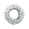 thumbnail image 3 of MXTPOV Flocked Christmas Wreath, Snowy Encrypted Wreath, Christmas Wreaths for Front Door Party Wedding, Home Decor, 18.11 inch, 3 of 6