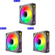 thumbnail image 1 of Ventilador Con Caja 120 Mm Refrigerador 1800 RPM 5 V 3 Pines ARGB 4 PWM Chasis (adelante), 1 of 6