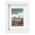 thumbnail image 1 of DesignOvation Gallery 5" X 7" Matted to 3.5" x 5" White Picture Frame, 1 of 5