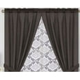 thumbnail image 2 of Mainstays Solid Print Rod Pocket Room Darkening Curtain Set, 37" x 84.00" 4 Panels, 2 of 3