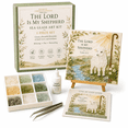 thumbnail image 2 of Psalms of Comfort & Strength Sea Glass Art Kit, Relaxing Christian Mosaic Kit for Adults Beginners with Glass Pieces, Tools and Easel, Bible Verse Craft and Faith Decor Gift, 2 of 6