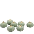 thumbnail image 2 of Décoration en Velours Vert Foncé Fausse Citrouille Halloween Action de Grâce Mousse Accessoire Réutilisable Table de Vacances Cheminée Scène de Fête Affichage Décor Saisonnier Sûr Adapté aux Enfants Ornement de Maison, 2 of 9
