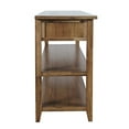 thumbnail image 6 of Claremont 50" Transitional Rustic Wood Sofa Console Table with Storage, 6 of 11