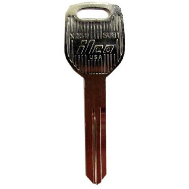 Kaba SUB1-X251 Subaru Master Key Blank, Pack of 10