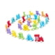 thumbnail image 5 of Juego De Trenes De Madera, Alfabetos De Percepción De Color Para Niños, Niñas, Niños, Regalo De Vacaciones, 5 of 8