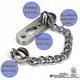 thumbnail image 3 of Extra-thick Door Chain Lock-- Sus304 Stainless Steel Casting Door Security Chain Guard, Heavy Duty Latch Lock for Inside Door, Brushed Nickel Finish(E, 3 of 5