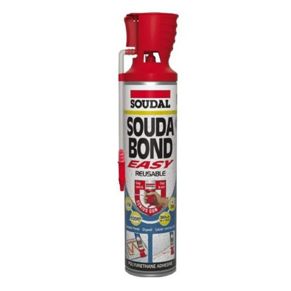 Soudal 20 Oz Aerosol Can Genius Gun Soudabond Easy Pu Adhesive