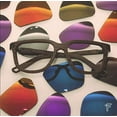 thumbnail image 2 of Handmade Wooden Sunglasses FENTO Woman Man Specta Design Wengue Wood Grey Lenses Polarized, 2 of 3