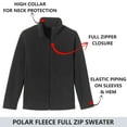 thumbnail image 2 of Boy's Polar Fleece Full Zip Sweater (XS-2XL), 2 of 4