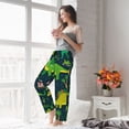 thumbnail image 6 of Picia Dinosaurs and Flowers Womens Soft Woven Cotton Elastic Waistband Sleep Pajama Pant Lounge Sleep Pant With Pockets And Drawstring-Medium, 6 of 9