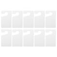 thumbnail image 1 of 10Pack Blank Parking Permit Hang Tags White PVC With Easy Installation For Parking Permits, 1 of 7