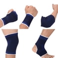 thumbnail image 1 of Traje de protección deportiva para niños, rodilleras de baloncesto, muñequeras, coderas, palmas, para montar al aire libre, baile, antiesguince, 1 of 4