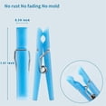 thumbnail image 2 of Tutuviw 100Pcs Blue Clothes Pins for Baby Shower, Girls Game, Mini Premium Plastic Clothespins Small Baby Shower Decorations for Party Gender Reveal Game DIY, 2 of 7