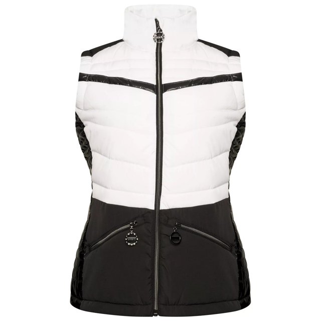 Dare 2B - Chaleco Burnish II para Mujer (Blanco, Negro)