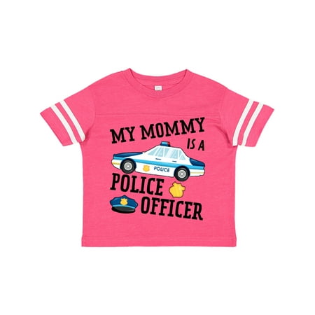 

Inktastic My Mommy is a Police Officer Gift Toddler Boy or Toddler Girl T-Shirt