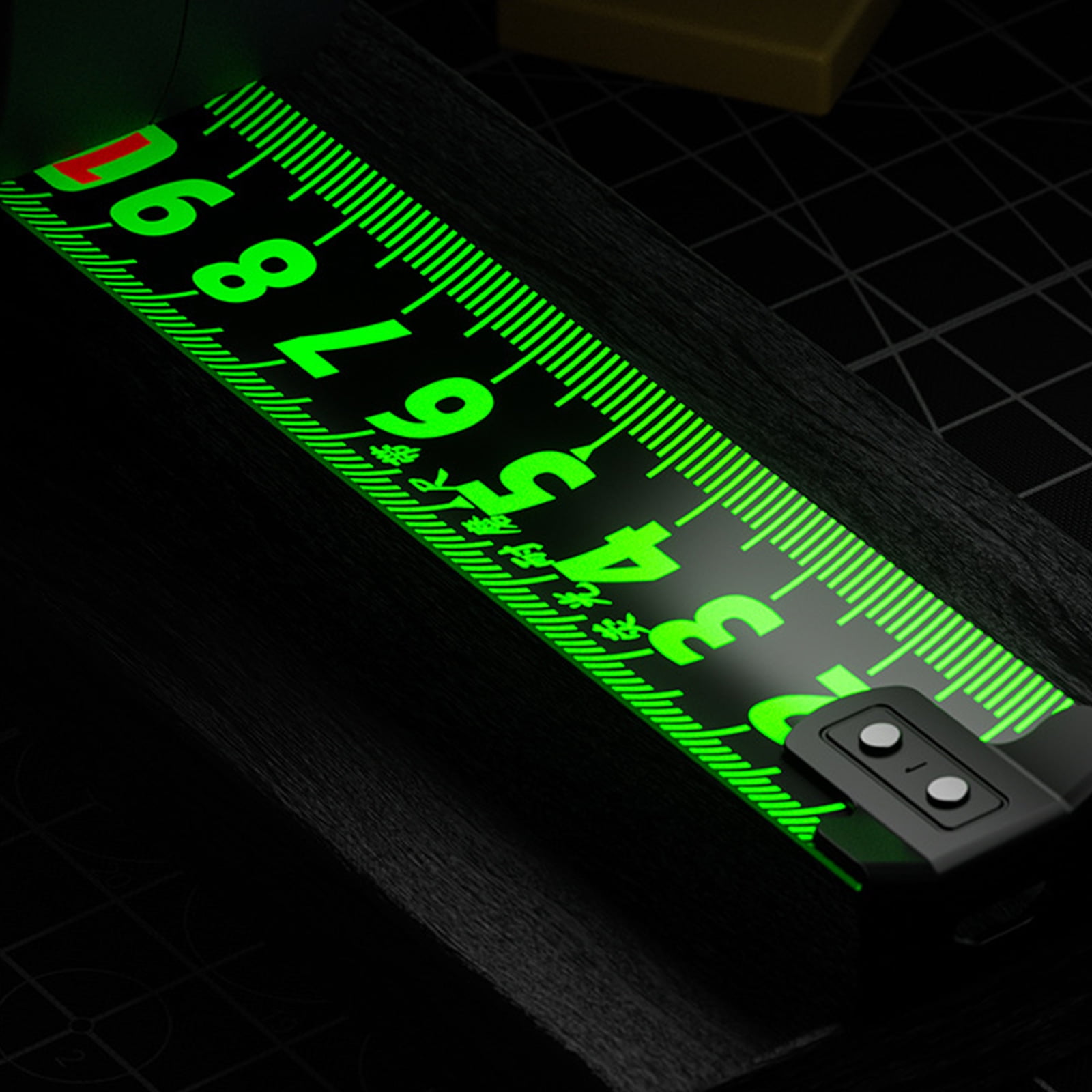 Metric Tape Measure with Durability Housing and Locking Feature Carpentry Measuring Tape for Stable Measurements