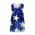 thumbnail image 3 of Qiopertar Robe d'Été Imprimée Décontractée Sans Manches Col en V pour Femmes en Solde Livraison Gratuite à Moins de 5$ jusqu'à 90% de Réduction, 3 of 6