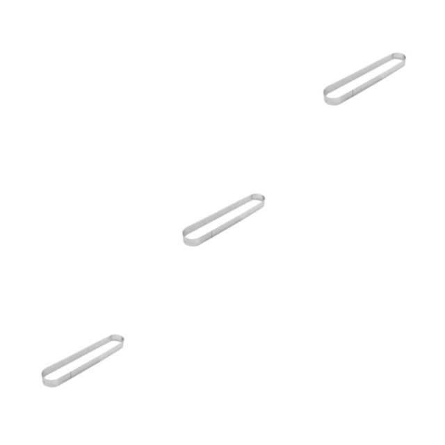 Injueey Molde ovalado para tartaletas, anillo para Tartas, molde para hornear para barra de Hotel, suministros caseros Type4 NO4