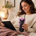 thumbnail image 6 of Practical Magic 2 Black Cat Grippr Tumbler with Straw, 3D Black Cat Novelty Drink Cup, Movie Inspired Beverage Tumbler for Home Desk Party Cat Lover Collector Gift, 6 of 9